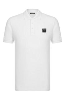 Хлопковое поло Emporio Armani
