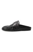 Кожаные сабо Saint Laurent 818928/0WXAF фото 4