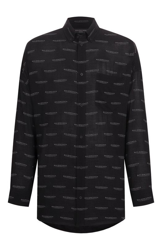 Рубашка из вискозы Balenciaga 814121/TSLA1 фото 1