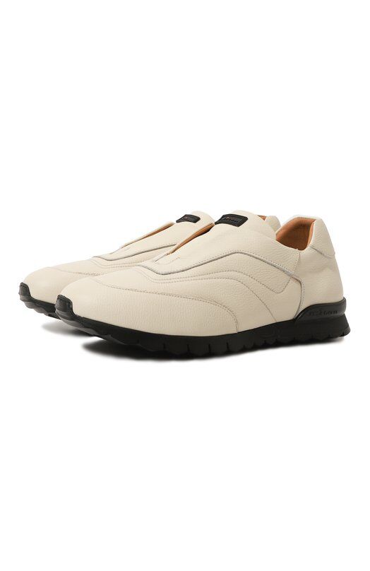 Кожаные кроссовки Kiton USSA107N0109801 фото 1