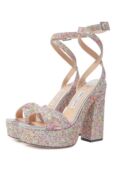 Текстильные босоножки Gaia 140 Jimmy Choo GAIA 140/AKW фото 1