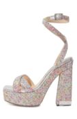 Текстильные босоножки Gaia 140 Jimmy Choo GAIA 140/AKW фото 4