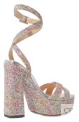 Текстильные босоножки Gaia 140 Jimmy Choo GAIA 140/AKW фото 5