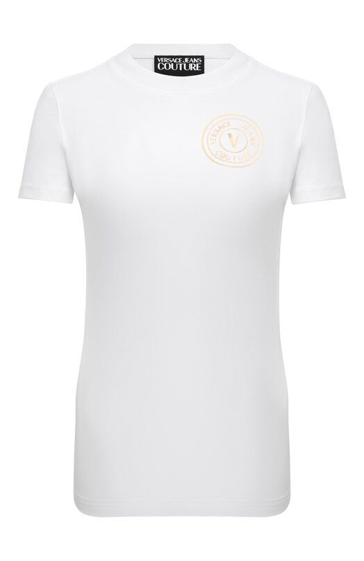 Хлопковая футболка Versace Jeans Couture 77HAHT00/CJ03T фото 1