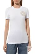 Хлопковая футболка Versace Jeans Couture 77HAHT00/CJ03T фото 3
