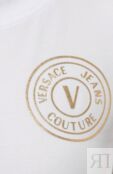 Хлопковая футболка Versace Jeans Couture 77HAHT00/CJ03T фото 5