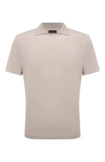 Поло из вискозы Giorgio Armani