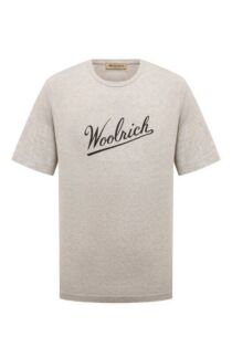 Хлопковая футболка Woolrich