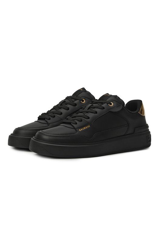 Кожаные кеды B-Court Flip Balmain DM0VI349/LTSC фото 1