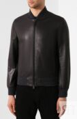 Кожаный бомбер Brioni PLT30L/08738 фото 3