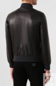 Кожаный бомбер Brioni PLT30L/08738 фото 4