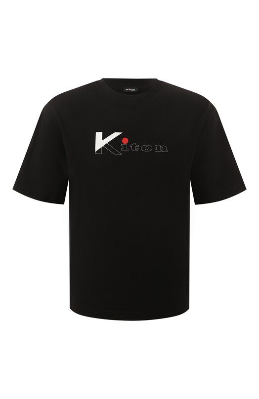 Хлопковая футболка Kiton UMK041807 фото 1