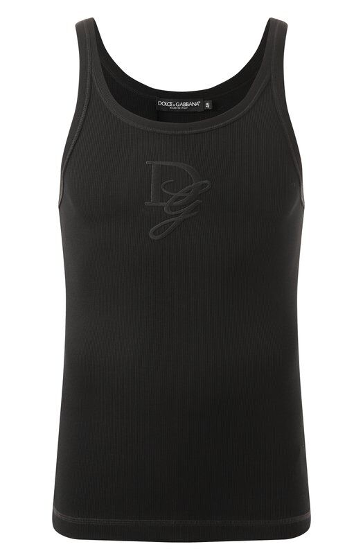 Хлопковая майка Dolce & Gabbana G8PA8Z/G7N4G фото 1