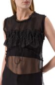 Шелковый топ Dsquared2 S72NC1165/S53639 фото 5