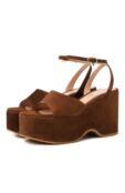 Замшевые босоножки Thalia Gianvito Rossi G32504.45RIC.CAMTEXA фото 1