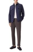 Куртка-рубашка изо льна и шерсти Stefano Ricci M7J5100380/WL003L фото 2