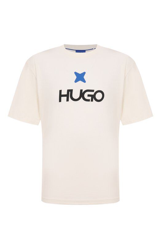 Хлопковая футболка HUGO Blue 50542934 фото 1