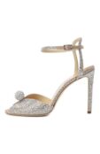 Кожаные босоножки Sacora 100 Jimmy Choo SAC0RA 100/PHZ фото 4