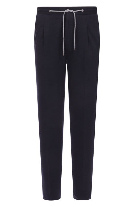 Брюки из шерсти и хлопка Corneliani 254L19-2518800 фото 1