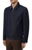 Бомбер из шерсти и льна Brunello Cucinelli MB4046205 фото 3
