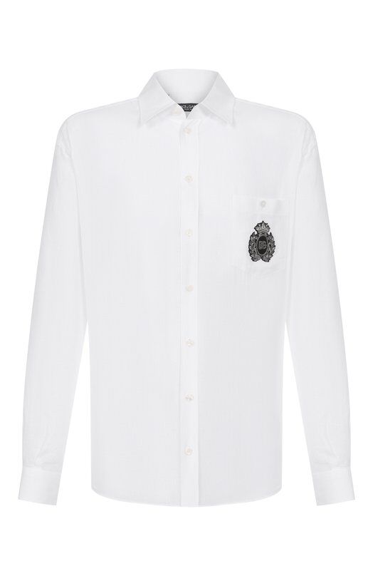 Льняная рубашка Dolce & Gabbana G5MS2Z/FU4IK фото 1