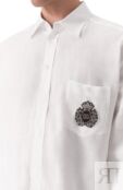 Льняная рубашка Dolce & Gabbana G5MS2Z/FU4IK фото 5