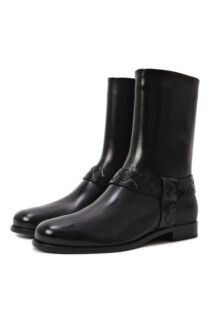 Кожаные сапоги Achille Bottega Veneta