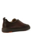Кожаные кеды Cleanic Santoni MBCG21995SM0KAUA фото 5