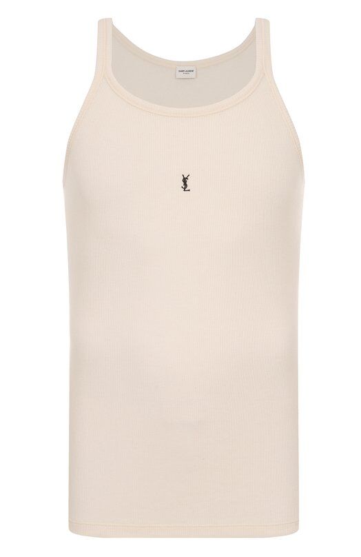 Хлопковая майка Saint Laurent 761275/Y37EC фото 1