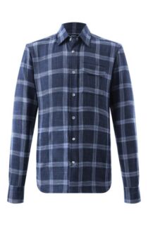 Рубашка из шерсти и шелка Kiton
