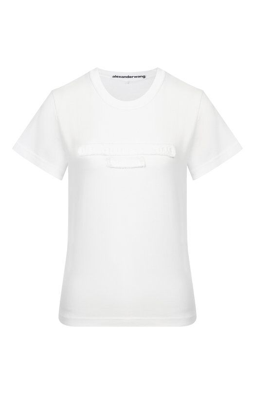 Хлопковая футболка Alexander Wang 1CC1251991 фото 1