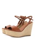 Кожаные босоножки Santoni WHZG71645ZNATYLC фото 1