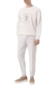 Хлопковый свитшот Brunello Cucinelli MW8633380G фото 2