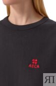 Хлопковая футболка AECA WHITE AWCMSSBDTTSST010C0.BLACK (M) фото 5