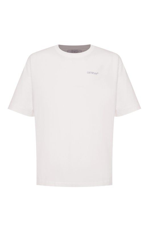 Хлопковая футболка Off-White 0MAA120S25JER00G фото 1