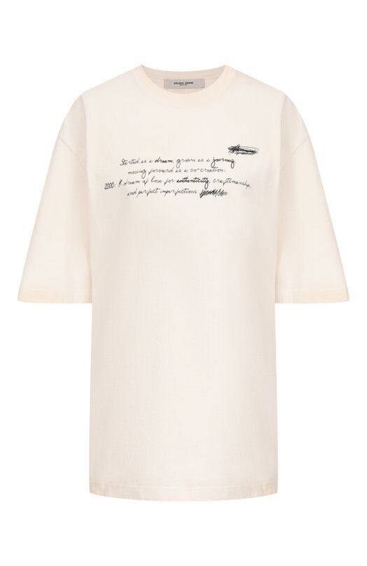 Хлопковая футболка Golden Goose Deluxe Brand GUP01873.P001874 фото 1