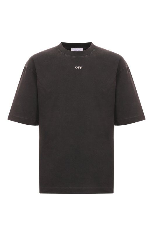 Хлопковая футболка Off-White 0MAA120S25JER00I фото 1