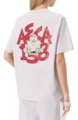 Хлопковая футболка AECA WHITE AWCMSSBDTTSST001C0.WHITE (L) фото 4