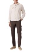 Рубашка из хлопка и шелка Brunello Cucinelli MW8666666 фото 2