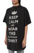 Хлопковая футболка Balenciaga 787349/TRVC6 фото 3