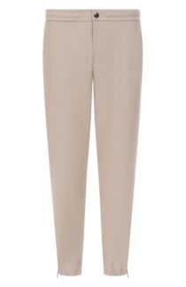 Джоггеры из хлопка и льна Bogner