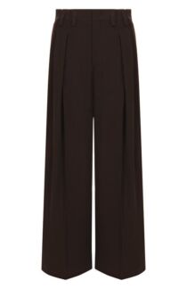 Брюки из вискозы и шелка Jil Sander