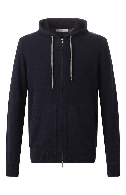 Толстовка из шерсти и кашемира Brunello Cucinelli M3623246G фото 1