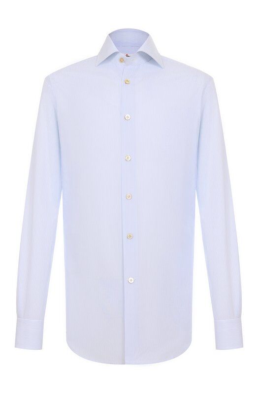 Хлопковая сорочка Kiton UCIH0929413 фото 1