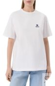 Хлопковая футболка AECA WHITE AWCMSSBDTTSST010C0.WHITE (M) фото 3
