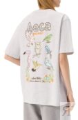 Хлопковая футболка AECA WHITE AWCMSSBDTTSOV003C0.LIGHT GREY (L) фото 4
