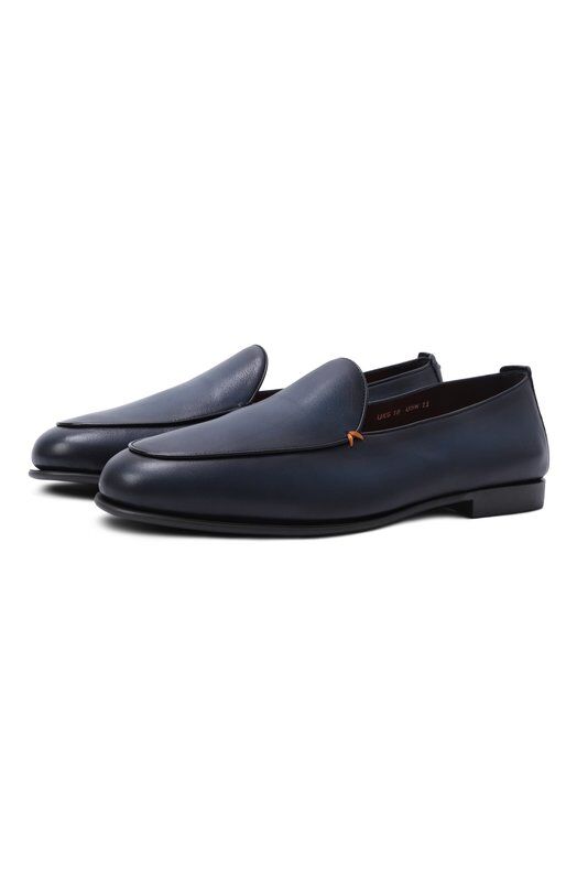 Кожаные лоферы Vibe Santoni MGEG19088SM0MMEM фото 1