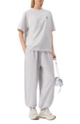 Хлопковая футболка AECA WHITE AWCMSSBDTTSST010C0.LIGHT GREY (L) фото 2