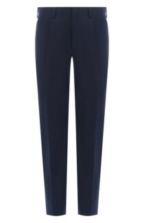 Брюки изо льна и хлопка Brioni