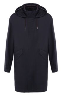 Плащ из смеси шерсти и шелка Zegna